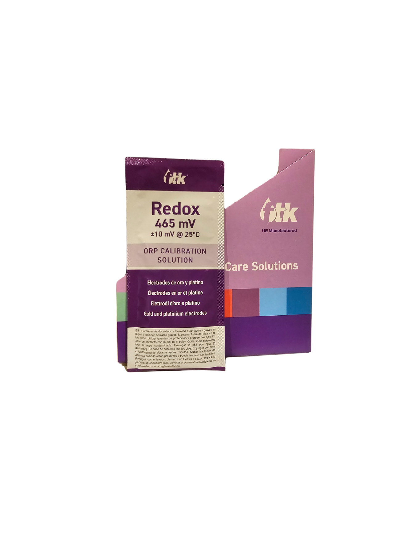 Solution d'étalonnage et de calibration orp test rédox à 470 mV, vendu à l'unité