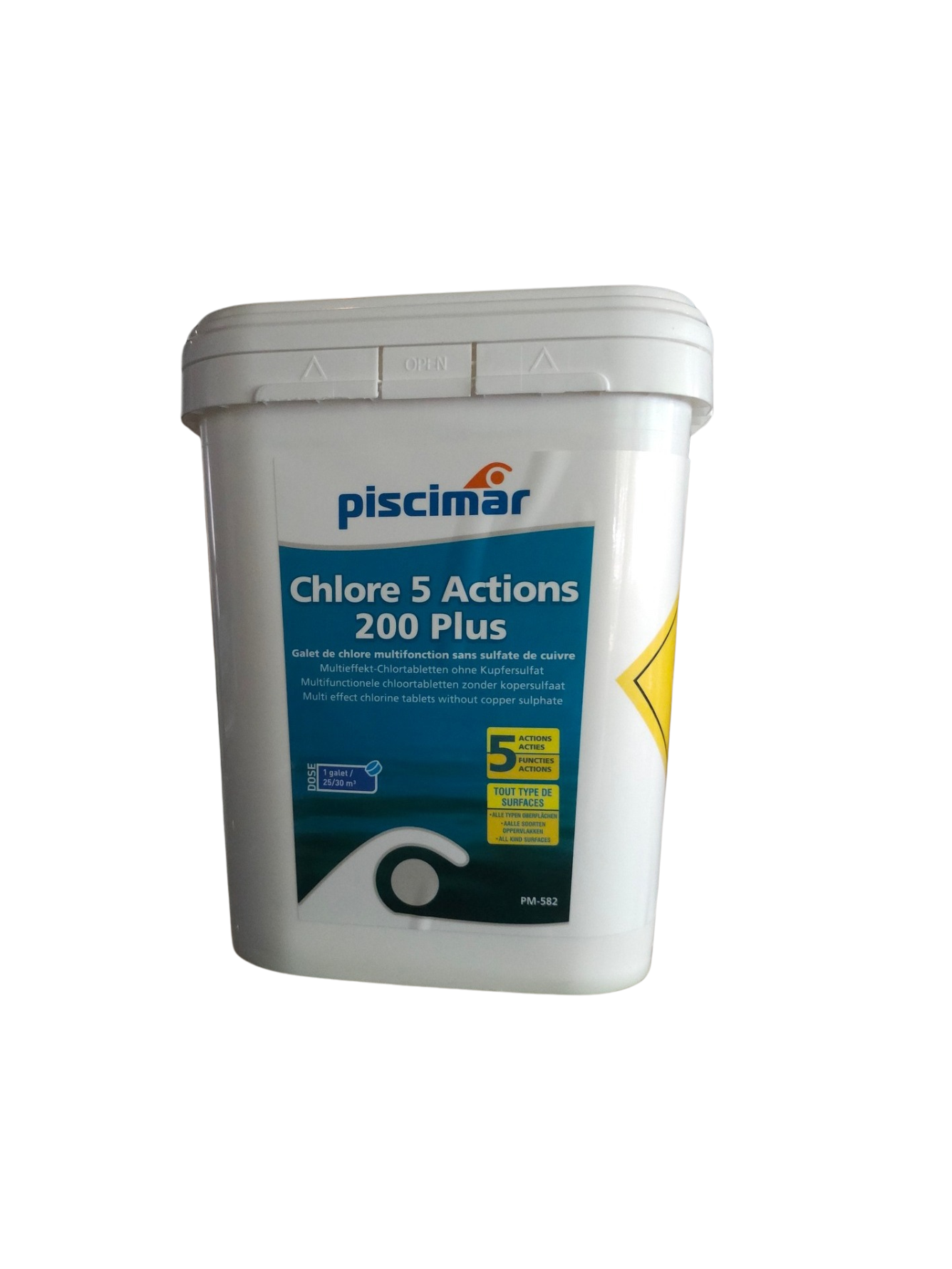 Chlore 5 actions 200 plus - Piscimar