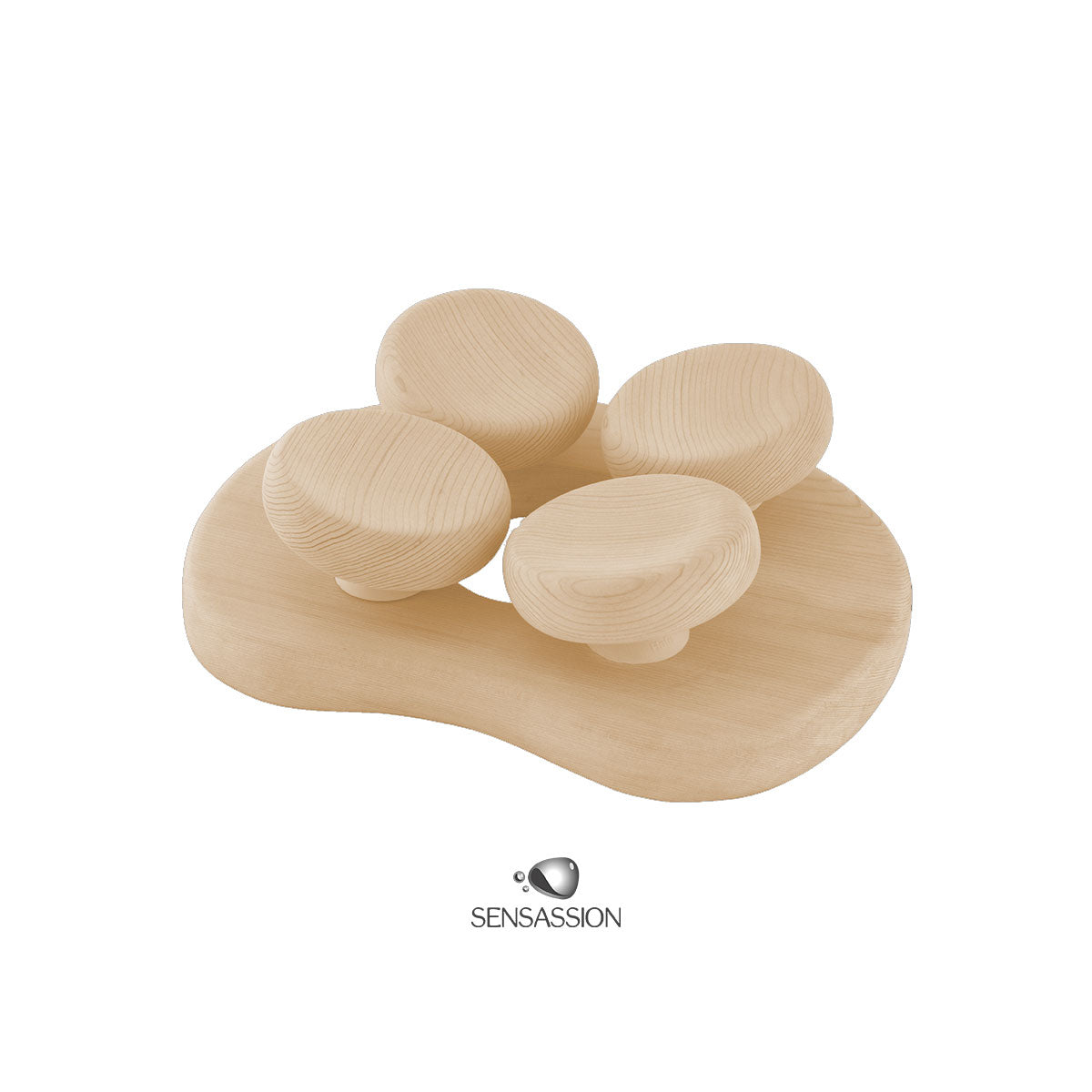 Appui-tête ergonomique pour sauna en Tremble