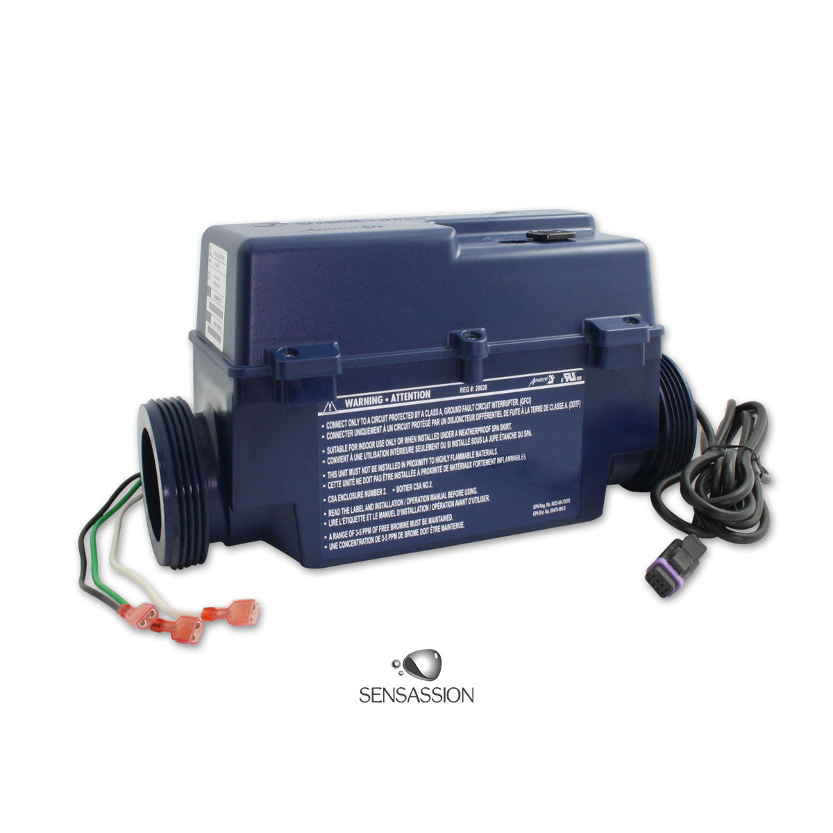 Désinfection de spa par électrolyse de sel  de Brome Gecko In.clear