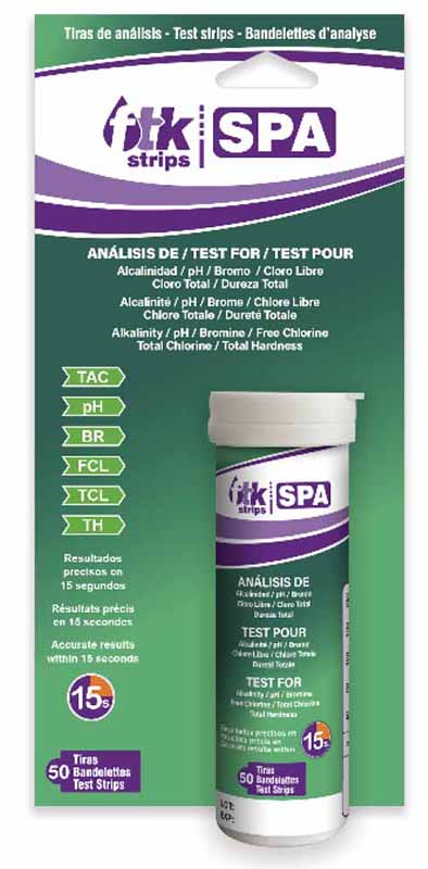 FTK SPA Bandelette teste pour spa