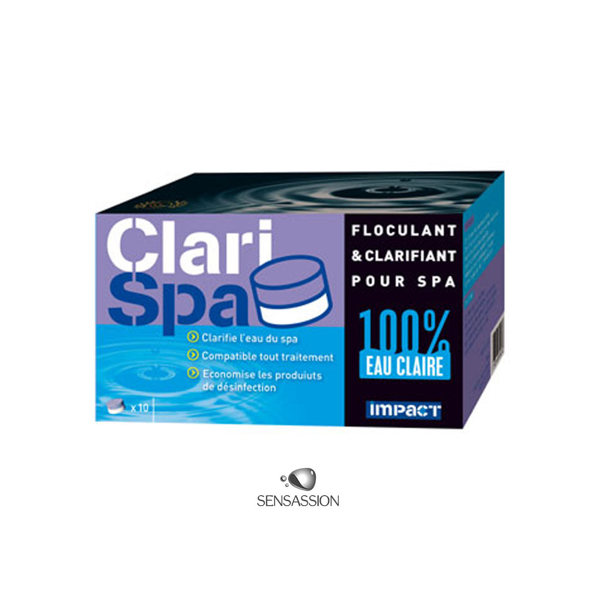 Floculant concentré et clarifiant pour spa