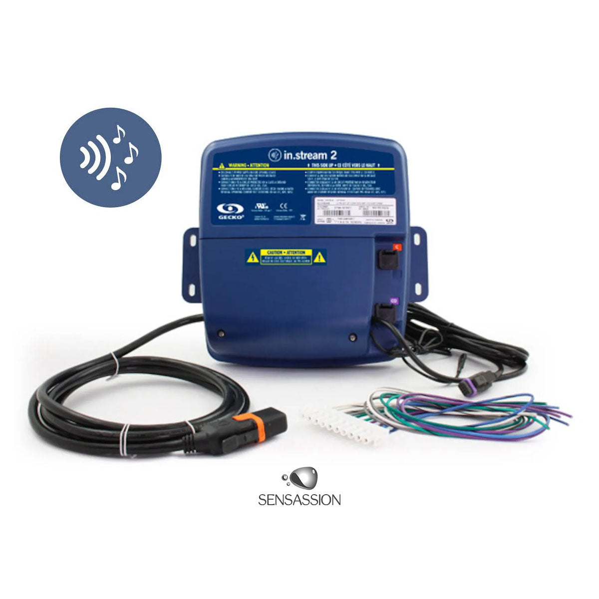 Système audio Gecko in.stream 2 pour spa Be Well