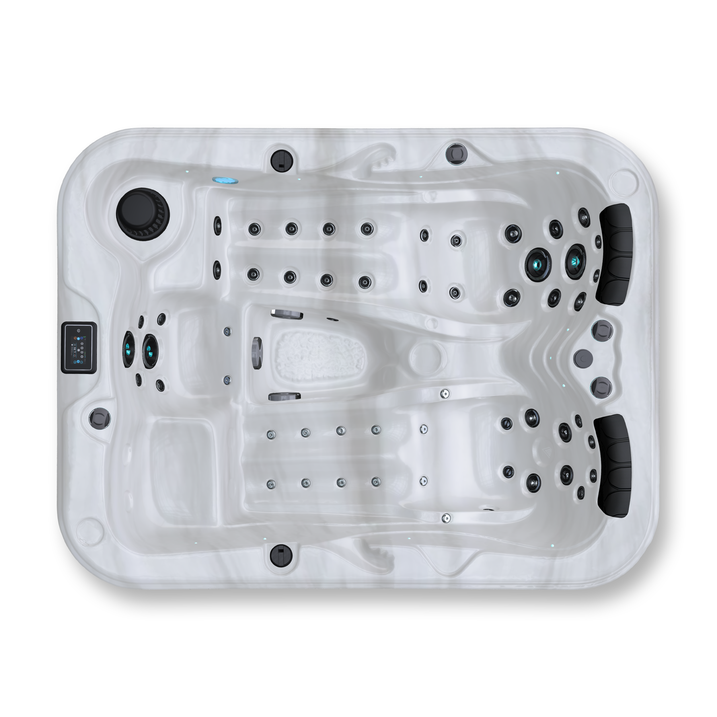 Spa canadien 3 places 54 jets, 2 pompes : Modèle O354 - Lille