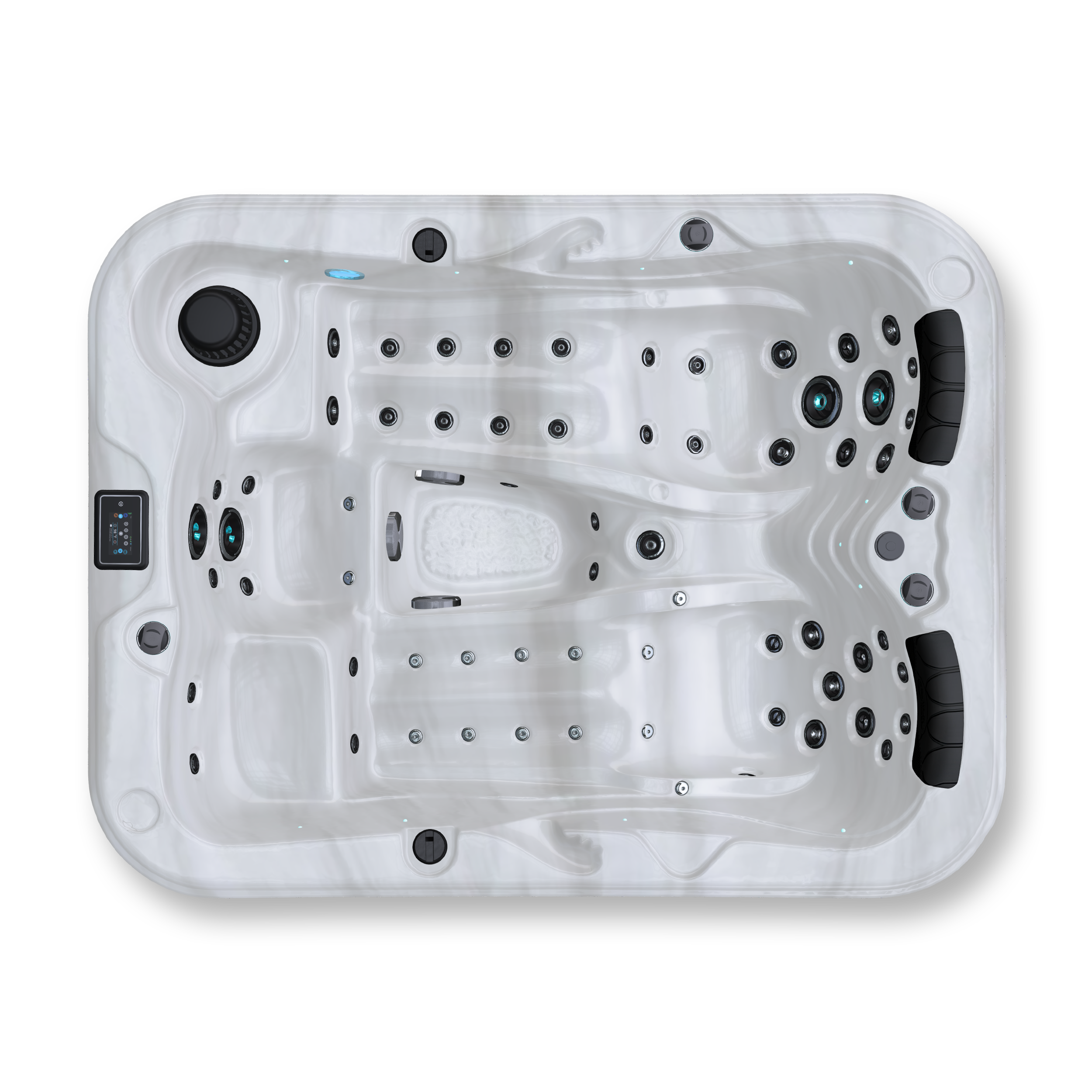 Spa Canadien 3 places 64 jets, 2 pompes : Modèle O364 - Lille