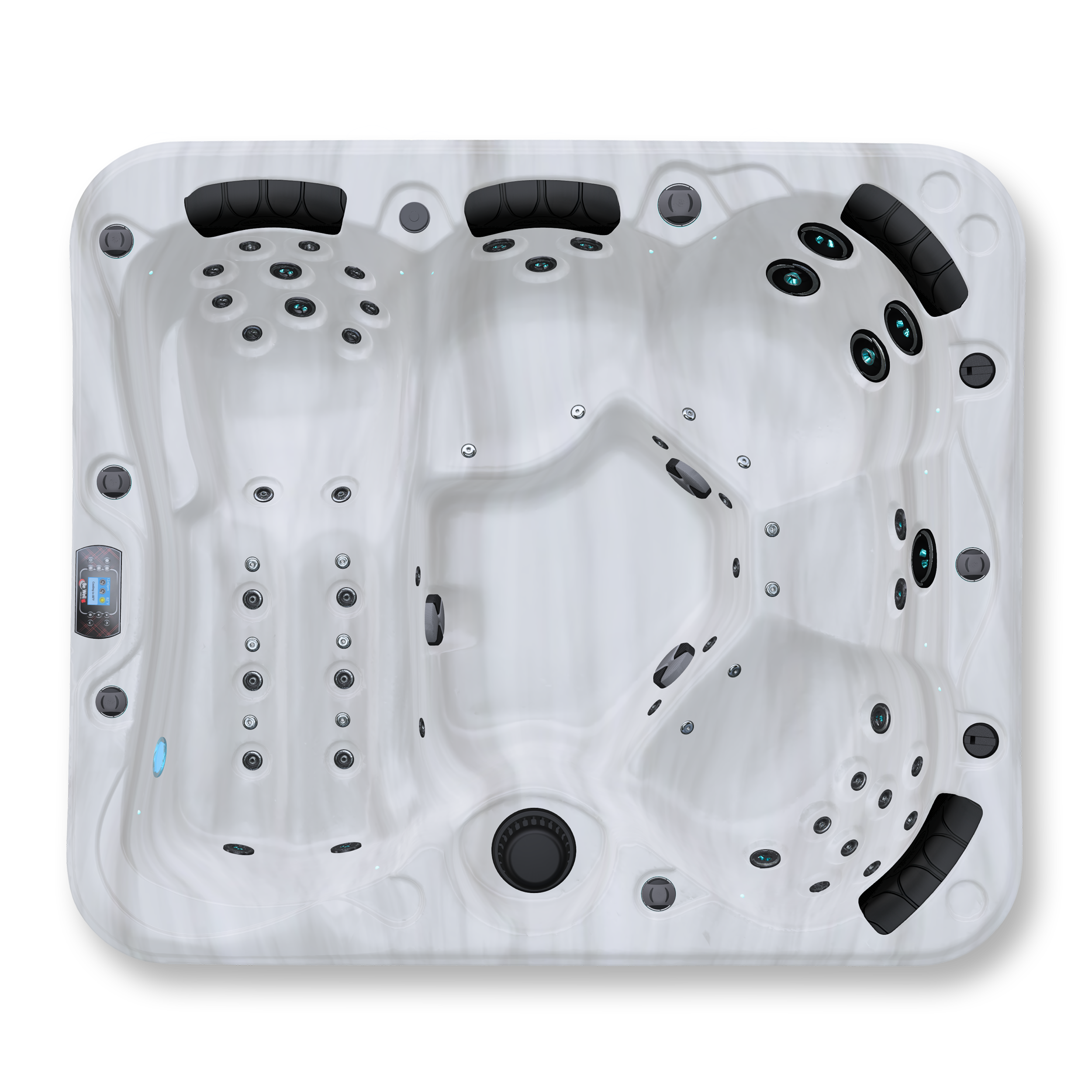 Spa Canadien 4 places 60 jets, 2 pompes : Modèle O460 - Lille