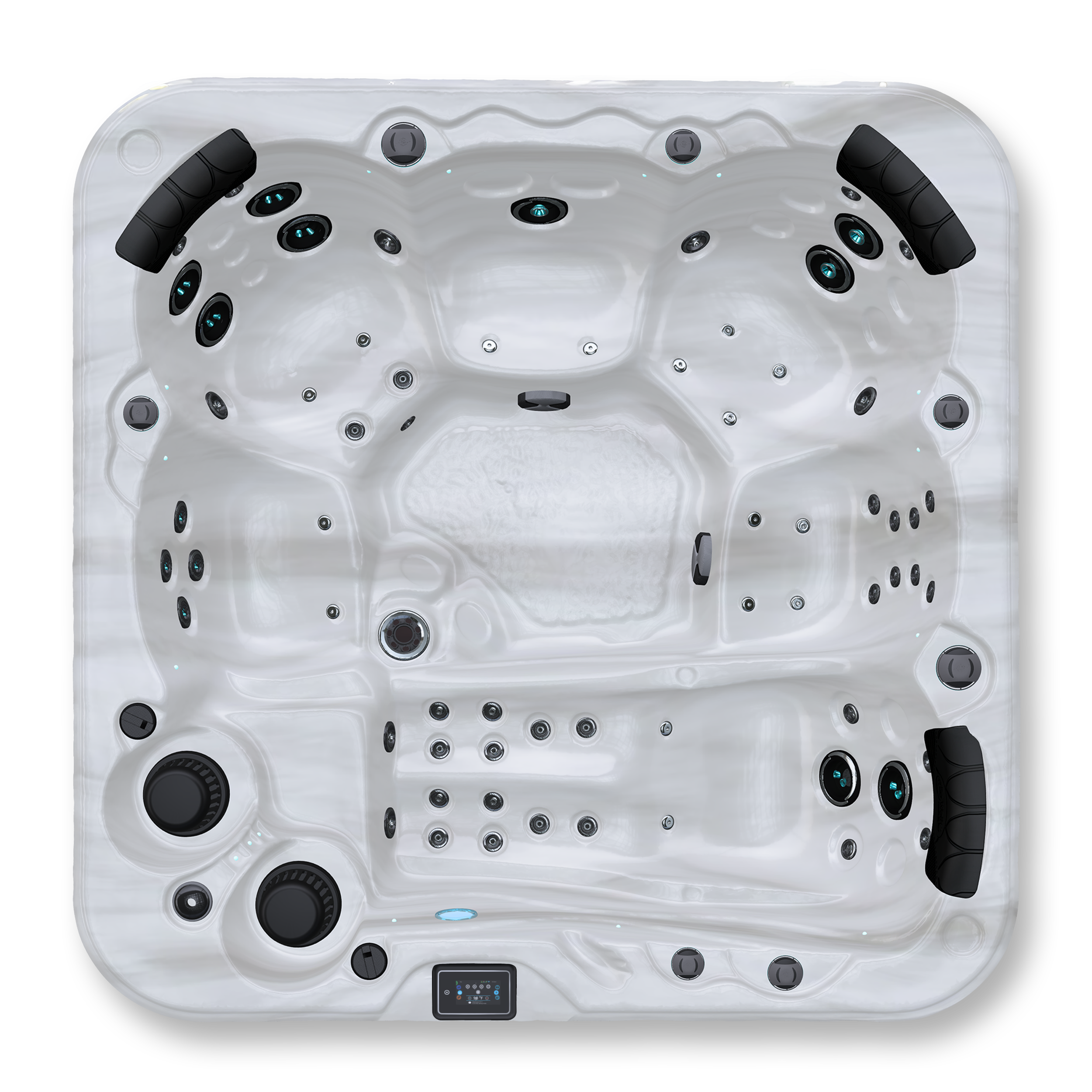 Spa canadien 6 places - 65 jets, 2 pompes : Modèle O665 - Lille