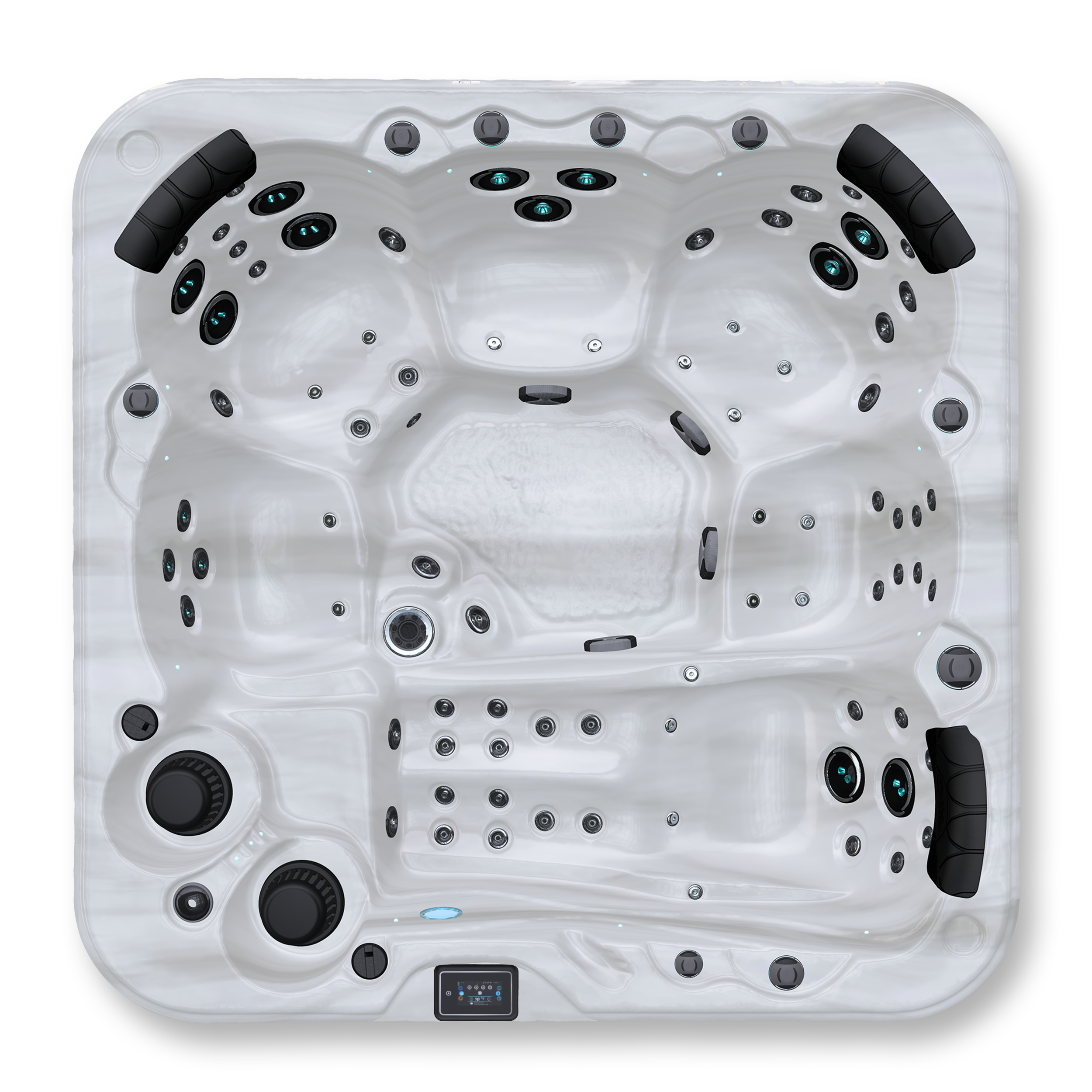 Spa canadien 6 places - 81 jets, 3 pompes : Modèle O681 - Lille