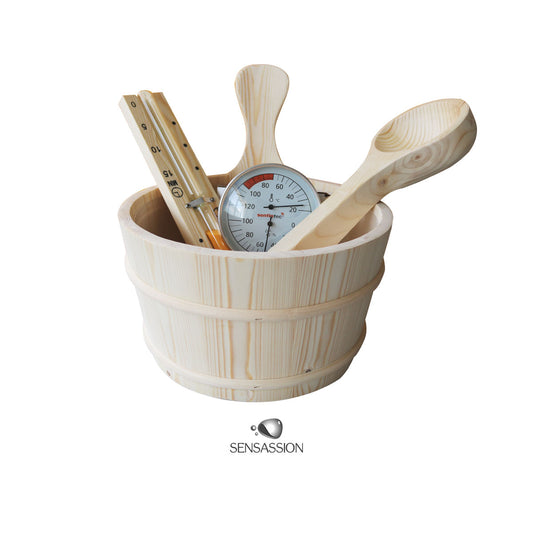 Set d'accessoires sauna 5 pièces