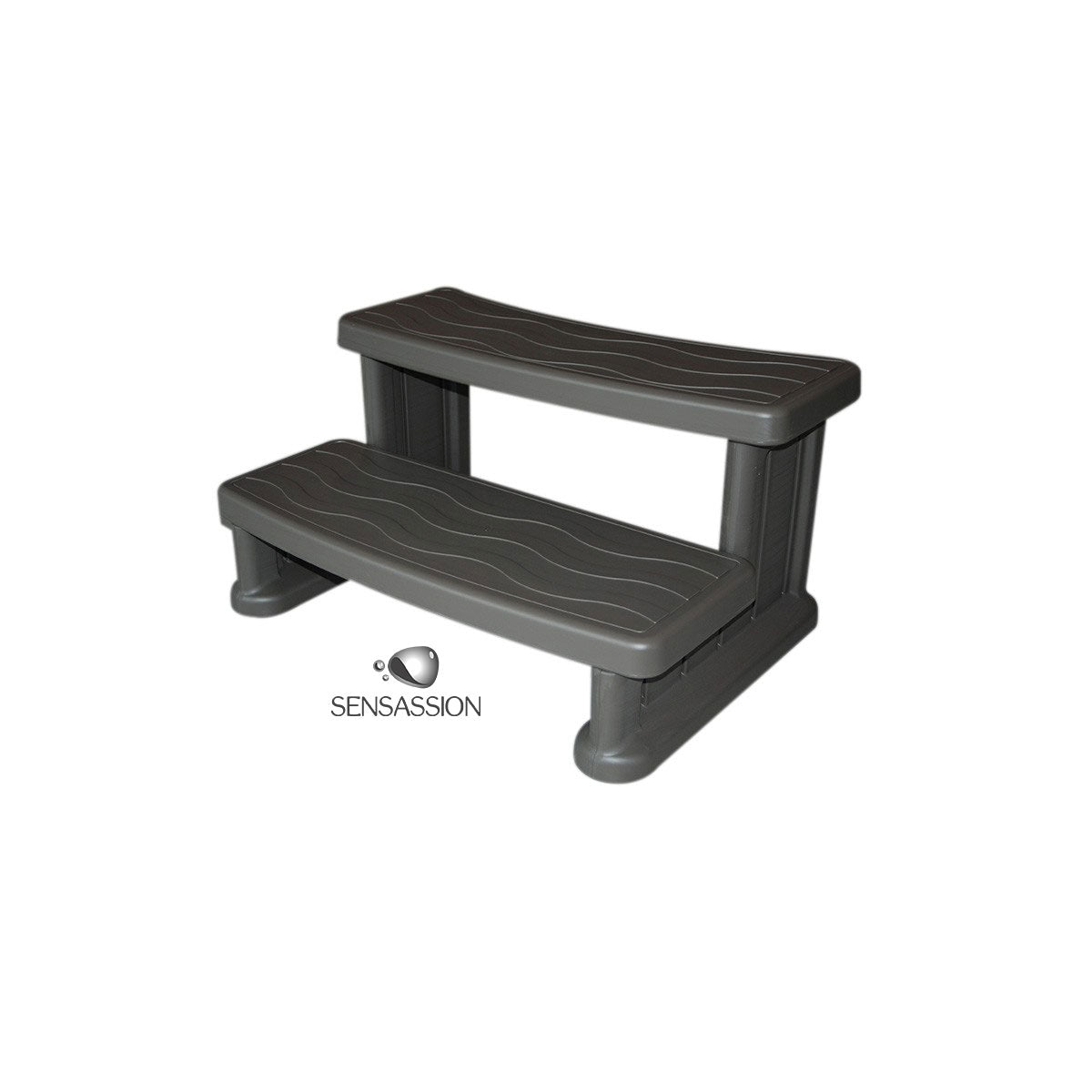 Escalier d'accès spa 2 marches